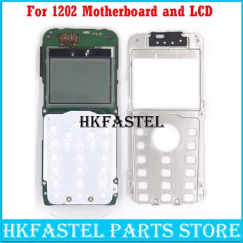 HKFASTEL LCD Pre Nokia 1202 LCD displej + Doske, vymeňte Mobilný Telefón Doska S ruskom jazyku