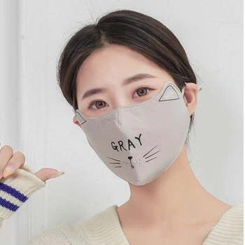 2 KS Masky žien jar jeseň fashion studenej teplo zahusťovanie zvýšiť priedušná umývateľný masky
