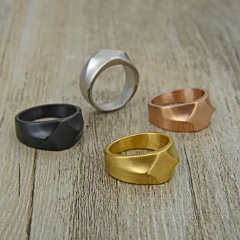 Valily Šperky pánske Unikátne Jednoduchý Dizajn Farba Čierna Strana Šperky Trendy Kapela Krúžok pre ženy putá prst prsteň pre strán