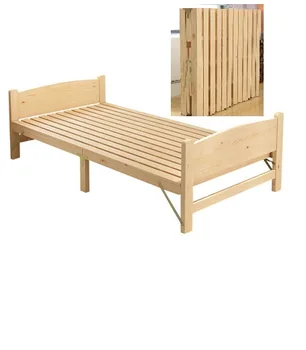 Masívneho dreva rozkladacej posteli jednu manželskú posteľ pre dospelých obed 1,2 m detí rady posteľ drevenú posteľ detská postieľka
