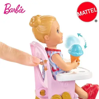 Mattel Barbie Série Kŕmenie nastaviť pre baby sitter Narodeniny, Darčeky, Hračky pre Deti