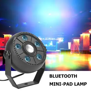 1Pcs Farebné Aktivované Zvukom Disco Ball LED Fáze Svetlá RGB Laser Projektor Svetlo Lampy Vianočný Večierok Dodávky Deti Darčeky