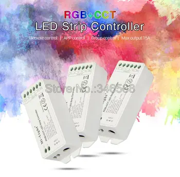 Mi.svetlo FUT045 RGB+SCS LED Pásy Radič DC12V 24V 6A/CH Max 15A WiFi Kompatibilné pracovať s RGB+SCS LED Pásy