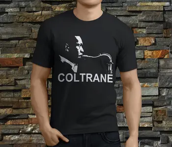 Nové Populárne John Coltrane Trane Hudobnej Legende pánske Čierne Tričko Veľkosť S-3XLLoose Black Mužov, T košele Homme Tees