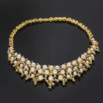 MUKUN 2018 afriky korálky šperky set značky dubaj zlaté šperky sady pre ženy, svadobné šperky etiópskej svadobné šperky sady