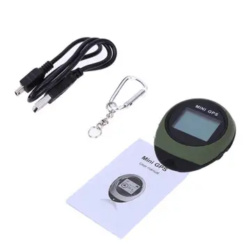 Mini GPS Navigačný Prijímač Tracker Logger USB Nabíjateľné Ručné Umiestnenie Finder Sledovania Pre Traveler Mount Kompas
