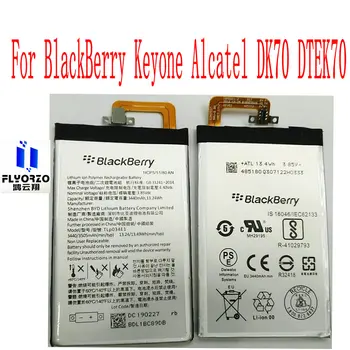 New Vysoká Kvalita 3440mAh BlackBerry TLP034E1 Batérie Pre BlackBerry Keyone Alcatel DK70 DTEK70 Mobilný Telefón