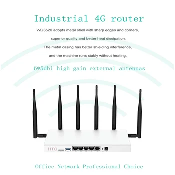 WG3526 1200Mbps Modem 3G4g Wifi Router Wi fi Router So Sim Karty L2TP VPN 802.11 ac Router Pre Priemyselné Domov Vonkajšie Vnútorné