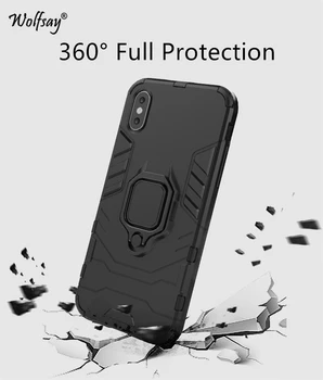 Pre Huawei Honor 8X Prípade Shockproof Brnenie Silikónový Kryt Pevného PC Telefón puzdro Na Huawei Honor 8X Zadný Kryt Na Huawei Honor 8X