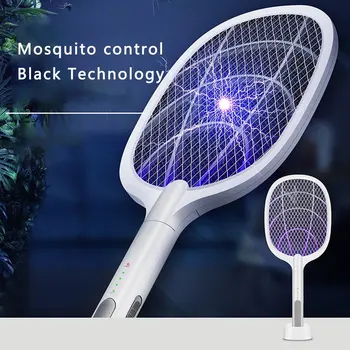 Anti raquette moustique Elektrické Mosquito Killer Lampa USB Nabíjateľné Chybu Zapper Lete Lietať Plácačka Pasce Domov Chybu Hmyzu Rakety