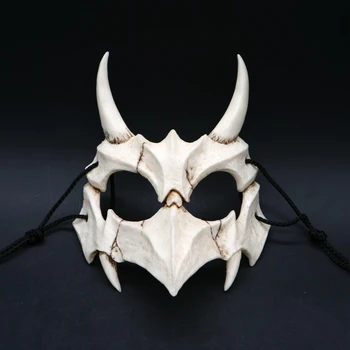 Halloween Masky Maškaráda Loptu Zdobiť COS Dragon Tiger Mask Maska Baklažán Maska Vrana Maska Živice Lebky Maska Festival, Rave Hot