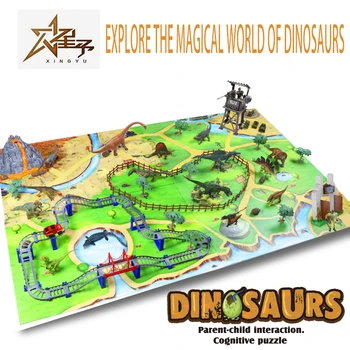 Jurský Dinosaurov Svete park hračka Pterosauria Triceratops Indomirus T-Rex Dinosaurov Údaje DIY scenár deti hračka darček