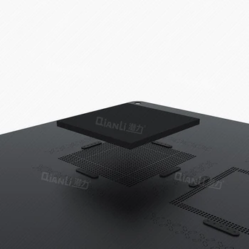 Qianli Cpu A8 /a9/10a/a11/a7 3D Ram Reballing Black Vzorkovníka Rastlín Tin Oceľ Čistá Pre Iphone /8P/ 8 / 7 / 6s / 6s Plus 6 /5s