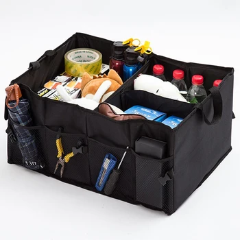 2018 Nové Skladacie Auto Back-Up Úložný Box Trunk Bag Kontajner Vozidiel Toolbox Multifunkčné Organizátor Styling Auto Príslušenstvo