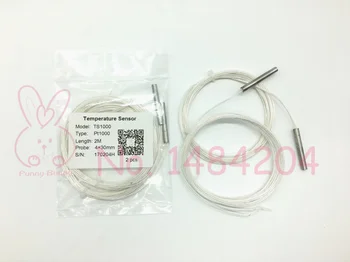 Sondy PT1000 4 mm * 30 mm RTD 2m-wire Platinum Tepelný Odpor snímača 2 Meter Dva Drôty Teplota Detektora Dobrej Kvality