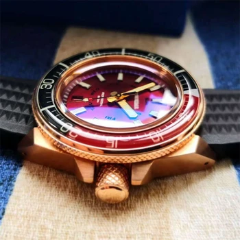 Proxima Nové Muži Mechanické náramkové hodinky Luxusné Top Značky Bronz Sapphire NH36 Shark Automatické 200M Diver Hodinky Pre Mužov AAA Hodiny