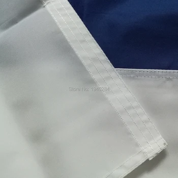 Vyšívané Šité Fínsko Vlajka fínskej Národnej Vlajky Sveta Vlajkou Krajiny, Banner Oxford Nylon Textílie 3x5ft
