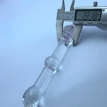 170*22 mm Sklo Zadok Plug Crystal Análne Dildo Masturbator Stimulátor Penis Sex Hračky pre Dospelých Žien Masturbovať Produkty Pre Páry