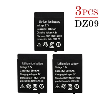 3ks/Veľa Lq-s1 3,7 v Smart Hodinky Dz09 Výmena Batérie 380mAh Li-ion, Li Polymérová Batéria Pre Inteligentné Hodinky DZ09 QW09 W8 A1 V8 X6