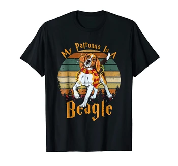A Beagle Psa Vianočné Pajama T Shirt Darček-pánske T-Shirt-Black Môj Patronus je