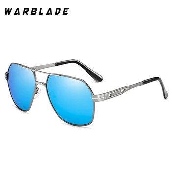WarBLade Mens Polarizované slnečné Okuliare pre Športové Outdoorové Jazdy slnečné Okuliare Polaroid Mužov Pilot Kovovým Rámom Slnečné Okuliare Gafas De Sol