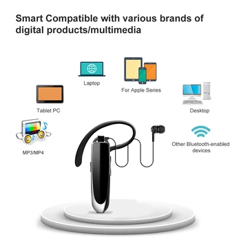 ZK50 K200 Bluetooth Headset Bluetooth 5.0 Handsfree Slúchadlá Mini Bezdrôtové Slúchadlá Pre Android Universal Business Jazdy