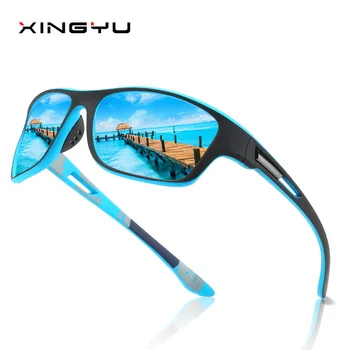 XINGYU 2020 Modrá Polarizované slnečné Okuliare pánske Jazdy Odtiene Outdoorové Športy, Beh a Cyklistika Muži Luxusné Značky Dizajnér Oculos XY202