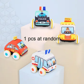 3WBOX 4 štýl Vytiahnuť Látkové Hračky Racing Car Pena Auto Dieťa Cartoon Mini Vzdelávania Pre Deti Chlapec Darčeky Diecasts & Hračky
