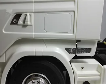 Nové tamiya actros truck nehrdzavejúcej ocele shell tela strane V8 logo nálepky na 1:14 rozsahu rc scania R620 56323 R470 R730 MAN tgx
