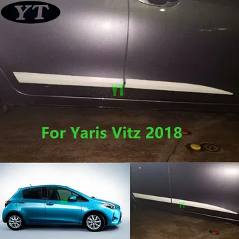 ABS chrime auto bočné dvere výbava Pre Yaris & Vitz 2018 tvarovanie auto príslušenstvo