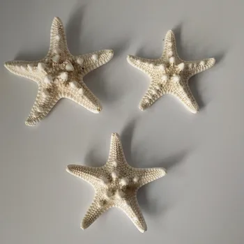 Stredozemnom Štýle DIY Shell Dekorácie Pláži sea star Prírodný Škrupiny Plavidlá Akváriu Dekorácie biela hviezdice conch