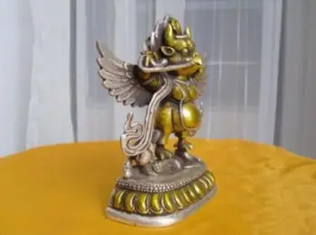 Tibetského Striebra Budhistické Bronz Garuda Socha Socha Bouddha