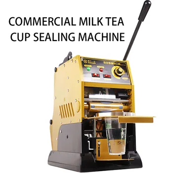 220V/315W Obchodné nápojov pohár tesnenie stroj mlieko čaj vybavenie Domácnosti ručný plastový papierový pohár tesnenie stroj