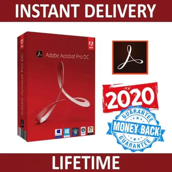 Adobe Creative Cloud Acrobat Pro DC 2020, Všetko v Jednom x64 Bit Multilanguage Win / Mac Rýchle doručenie je zadarmo na použitie navždy