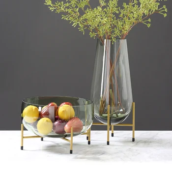 Luxusné Plus, Sklenené Vázy Ovocný Tanier Ovocný Kôš Domáce Dekorácie Príslušenstvo Moderný Hydroponics Minimalistický Domov Mäkké Dekorácie
