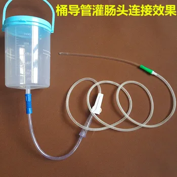 Domácnosti klystír čriev barel klystír taška zariadenie Gesen kávy čreva čreva hydroterapia zariadenie s 10 trubice