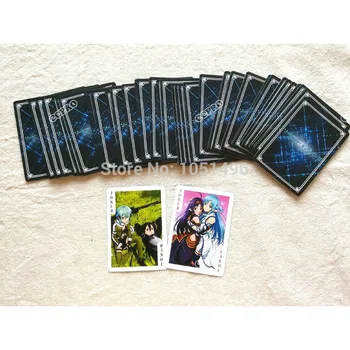 Anime Sword Art Online Poker Karty Vytlačené S Kirigaya Kazuto a Yuuki Asuna pre Cosplay Príslušenstvo alebo Darček Kolekcie
