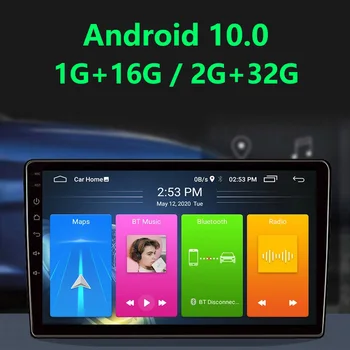 10.1 palcový android 10 pre 1Skoda octavia 2007-plne dotykový auto dvd multimediálny gps navigačný systém