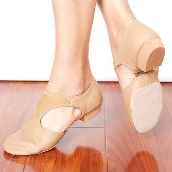 Originálne Kožené Úsek Arch Gréckej Sandále Jazz Tanečné Topánky Ženy Balet Džezový Tanec Učiteľ Obuv Sandále Buďte Telocvični