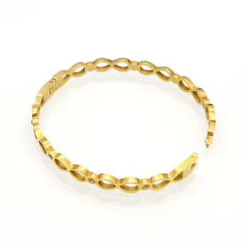 Jedinečný Dizajn, Luxusné Značky Šperky Pulseira Nehrdzavejúcej Ocele, Náramky & Bangles Rose Gold Color Nekonečné Náramok Pre Ženy
