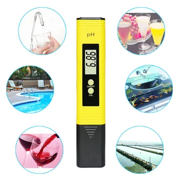 Digitálny LCD PH Meter Pera Tester Presnosťou 0.01 Akvárium bazénovej Vody Víno Moču Automatické Kalibrovanie PH Tester