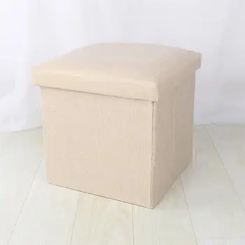 Handričkou skladovanie stolička Cube Skladacie Skladovanie Pohovky Rozkladacie Sedačky pre Chodidlá Nohy Stolice Úložný Box s Vekom Skladovanie, stoličky