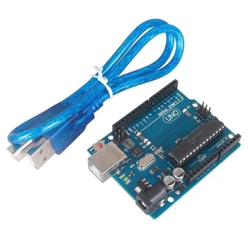 UNO R3 I/O ISP 3.3 V, 5 V ATmega328P Rozvoj MEGA328P ATMEGA16U2 Rada Pre Arduino Modul Kompatibilný S USB Kábel