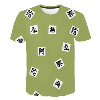 Cartoon Démon Vrah T Shirt Deti Kawaii Čepeľ Ghost Grafické T-shirt Kimetsu Č Yaiba Anime Demon Čepeľ Pohode T shirt Deti