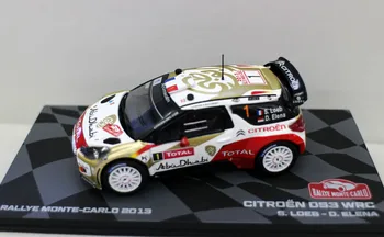 Pôvodné 1:43 CITRO EN DS3 WRC 2013 boutique zliatiny auto, hračky pre deti, detský hračky Model darček originálne krabice