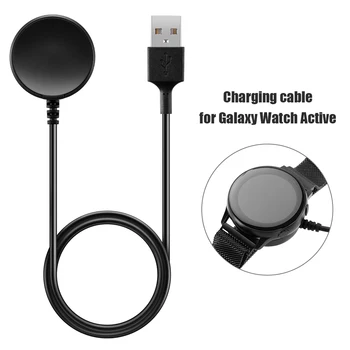 1m Smartwatch Prepätím a Ochrana proti Preťaženiu Nabíjací Dok pre Samsung Galaxy Sledovať Active 1 Nabíjačka Nabíjanie Kábel Kábel