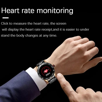 LIGE Smart Hodinky Mužov smartwatch nepremokavé Elektronické Športové Fitness sledovanie Tepovej frekvencie, Krvného Tlaku Monitor Pre Android ios