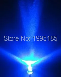 1000PCS 3 mm LED Diódami Modrej Jasné, Dlhé Nohy Diodo 3 MM Light-Emitting Diode Veľkoobchod Z Golstroj.sk