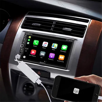 Plug and Play USB CarPlay Dongle pre iPhone IOS Systém Android Telefón, Auto DVD Prehrávač, Navigácia Headunit s Dotykový displej Ovládanie