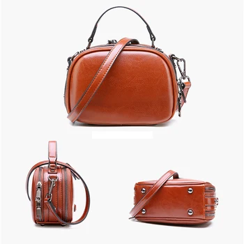 ALNEED Kabelky pre Ženy 2019 Luxusné Tašky cez Rameno, Dizajnér Malé Crossbody Vintage Messenger Bag Ladies Najvyššie Rukoväť Kole Tašky